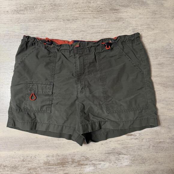 Unique Vintage Pants - Vintage Y2K Women’s Army Green Utility Cargo Shorts Size Medium